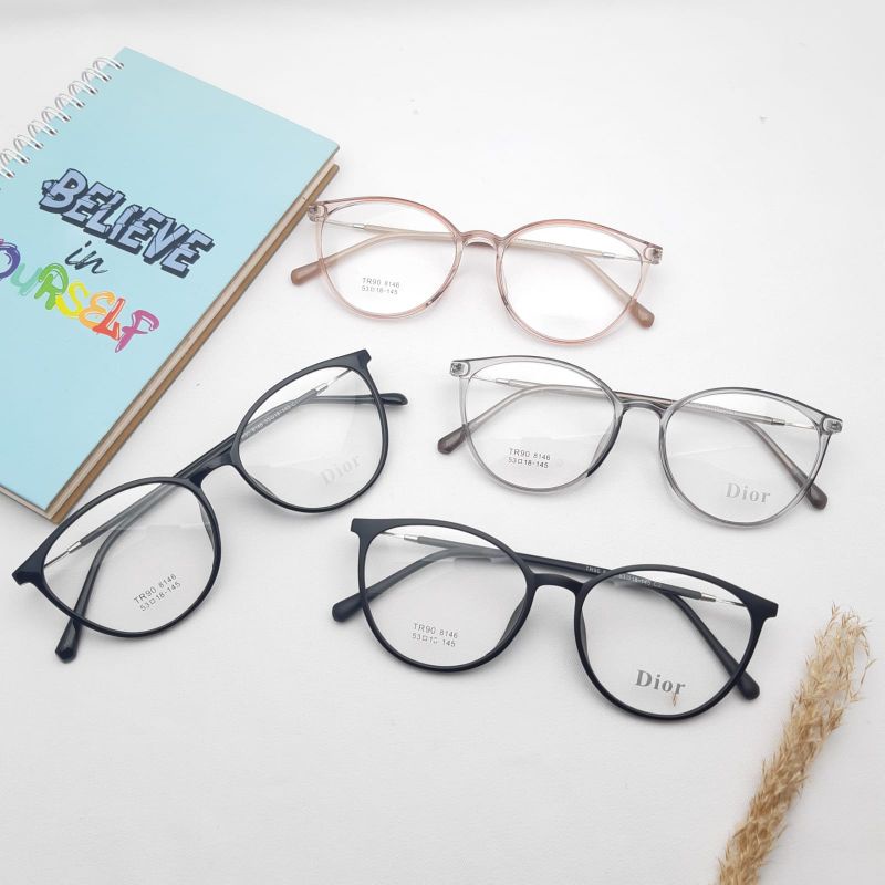 kacamata wanita kacamata gaya bisa request min/plus kode  TR90 8146