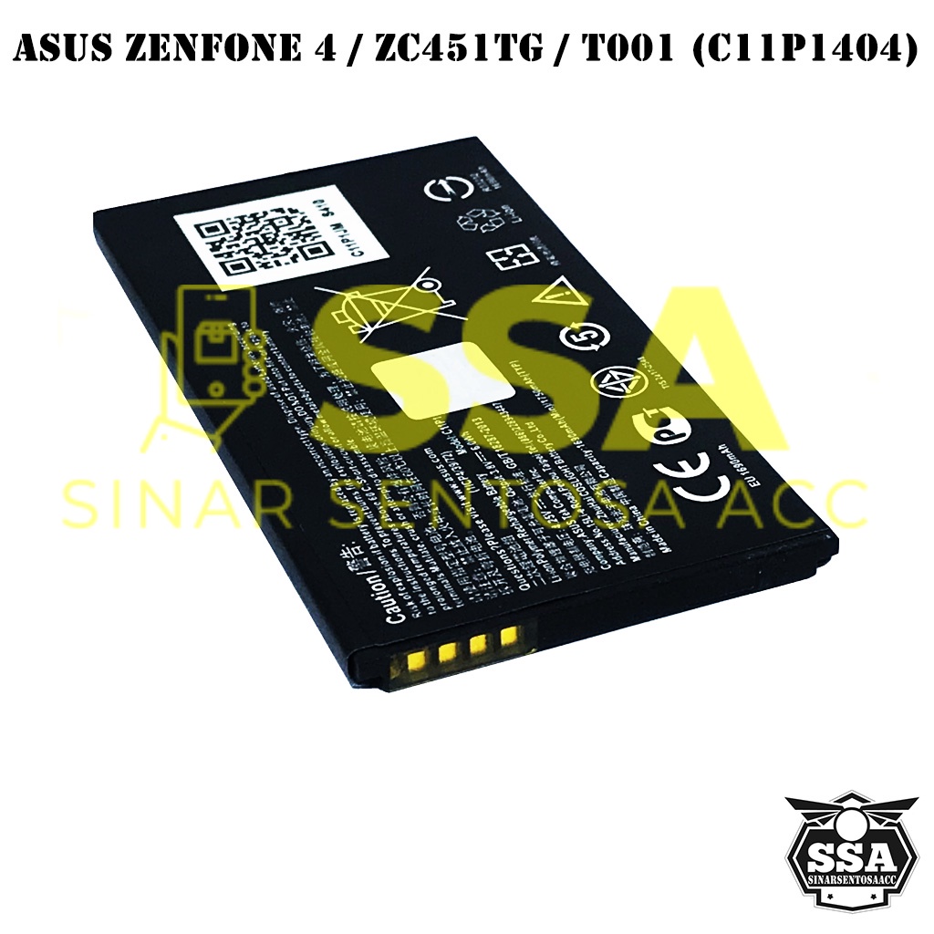 Baterai Original Asus Zenfone 4 ZC451TG T001 A400CG T00E C11P1404 OEM Batre Batrai Batrei Battery Ori HP Batu Batere Garansi Murah Awet