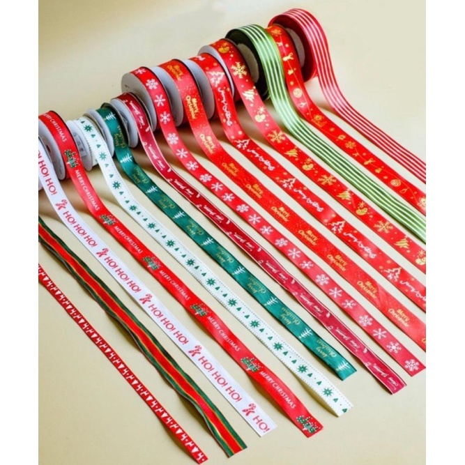 

Pita Natal (1 Roll) Christmas Ribbon Premium Satin Grossgrain