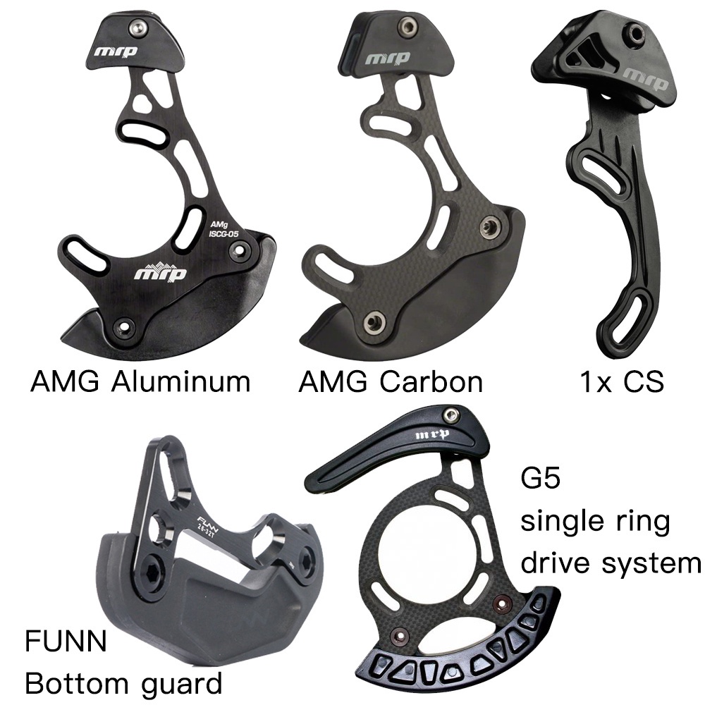 MRP AMg V2 Alloy Chain Guide 26-32T 32-38T ISCG-05 Black Funn Zippa  Bash Guard, Mount, Mountain Bik