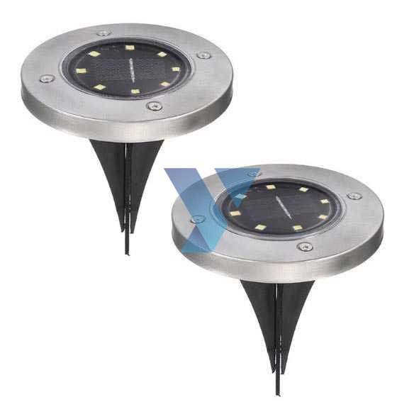 TaffLED Lampu Tanam LED Solar Outdoor 8 LED Waterproof - CL-022 ( Al-Yusi )