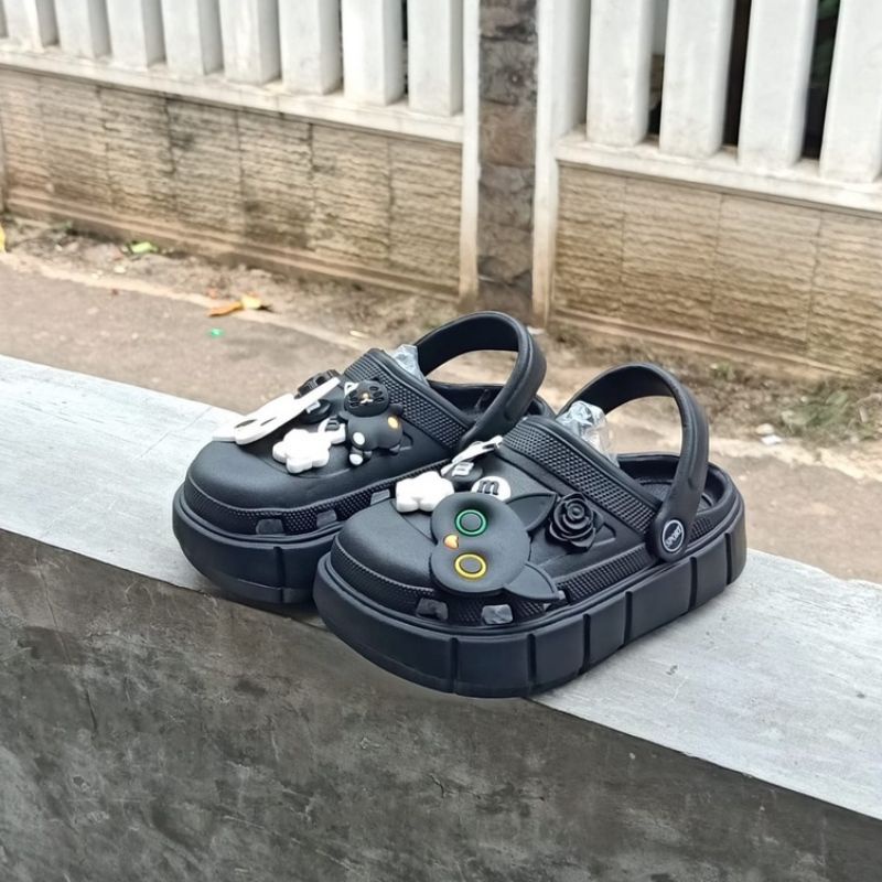 SANDAL BAIM CLOG ANAK KAWS LUCU BALON SANDAL FUJI VERSI ANAK PREMIUM IMPORT KUCING CAT