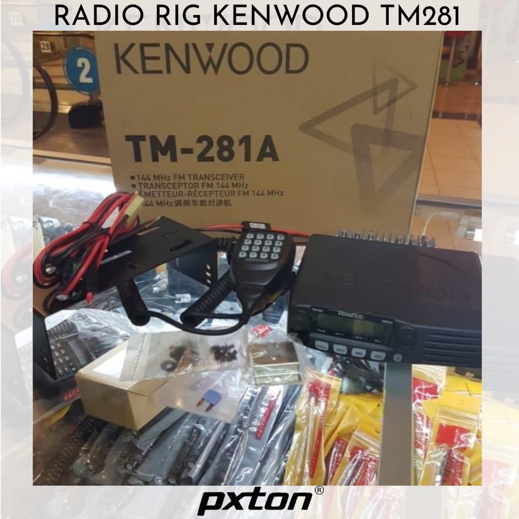 PXTON - RADIO WALKIE TALKIE HT RIG KENWOOD TM281 TM 281 281A TM281A VHF / RADIO RIG KENWOOD TM 281