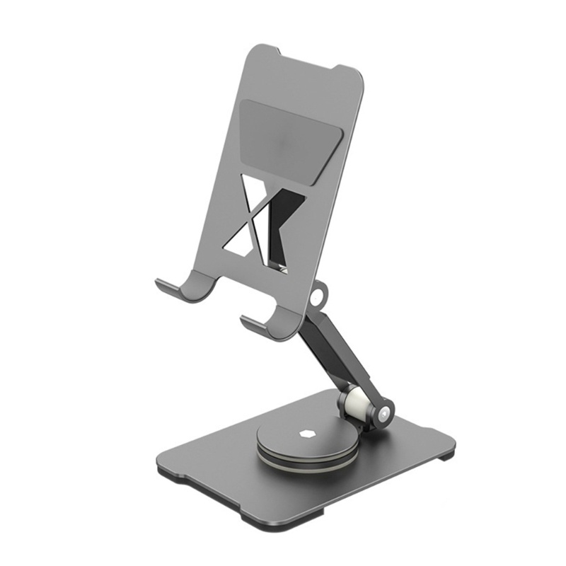 Zzz Stand Holder / Dudukan Ponsel / Tablet Model Lipat Bahan Aluminum Portabel Adjustable Untuk Meja