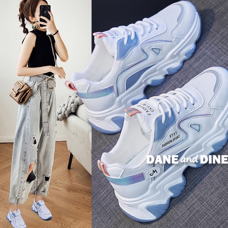 Sepatu Sneakers Wanita Putih Ori Dane and Dine DD202