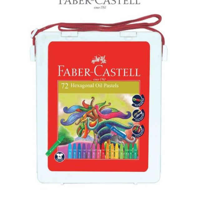 

Berkualitas パ Crayon Faber Castell 72/ Hexagonal Oil Pastel Faber Castell 72 Warna