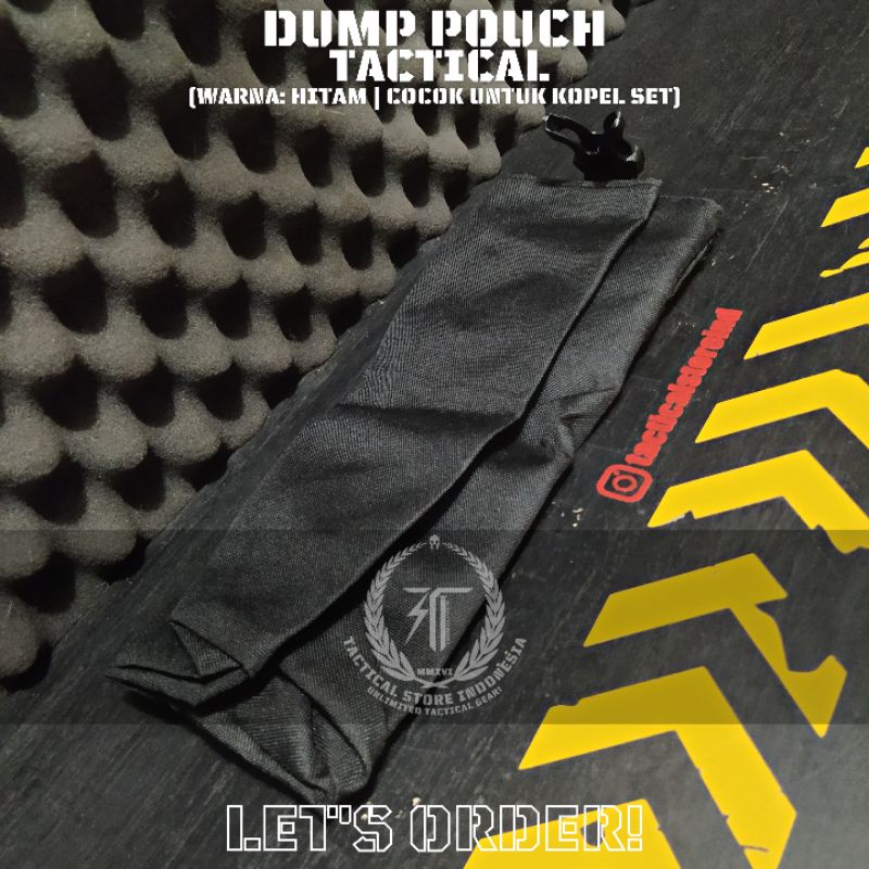 Dump Pouch Tactical - Cocok Untuk Kopel Set - TSI Series