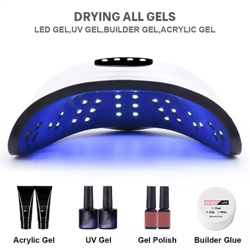 Pengering Kutek Kuku Gel UV LED Nail Dryer 42 LED 120 W