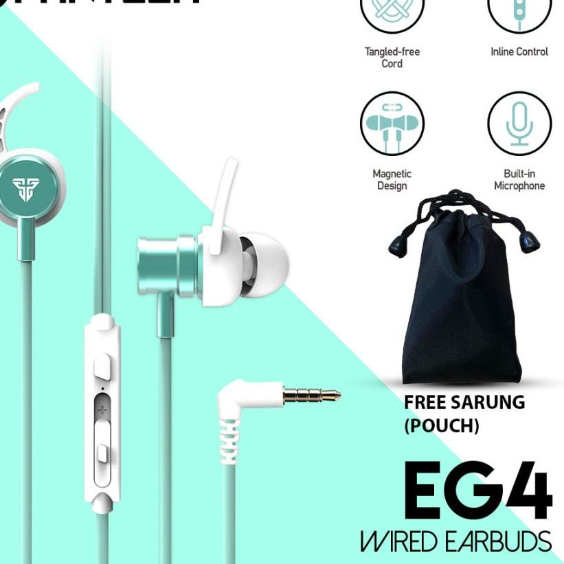 Top Seller Fantech Earphone EG4 Earbuds Premium Alluminium