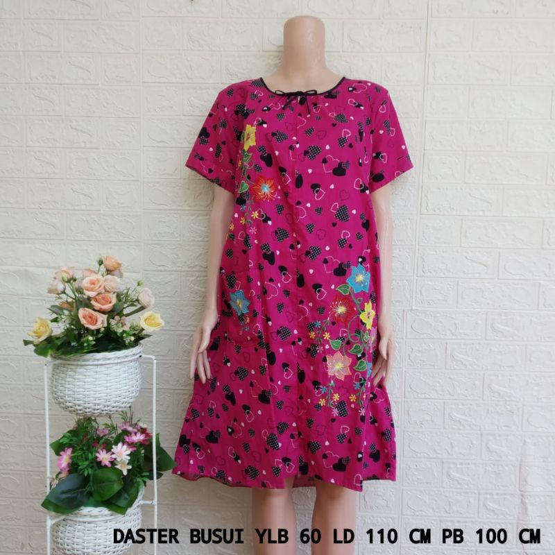 *Daster Katun Bordir Yunyun uk. L (YLB)