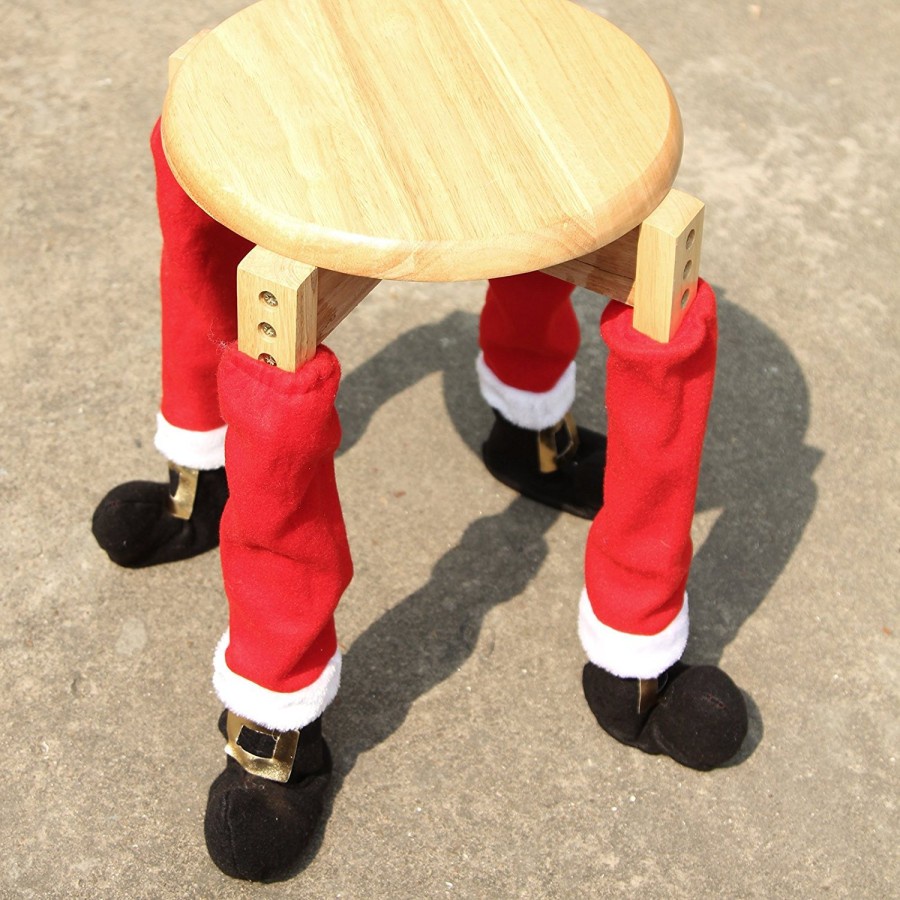 XCTL cover kaki meja kursi isi 4 pcs dekorasi natal christmas