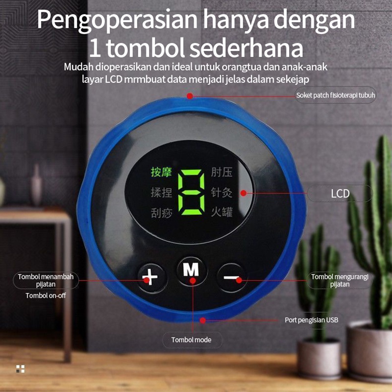 Listrik EMS Pijat Kaki Tikar Pulse Akupunktur Pengisian Meningkatkan Sirkulasi Darah Meredakan Sakit unisex