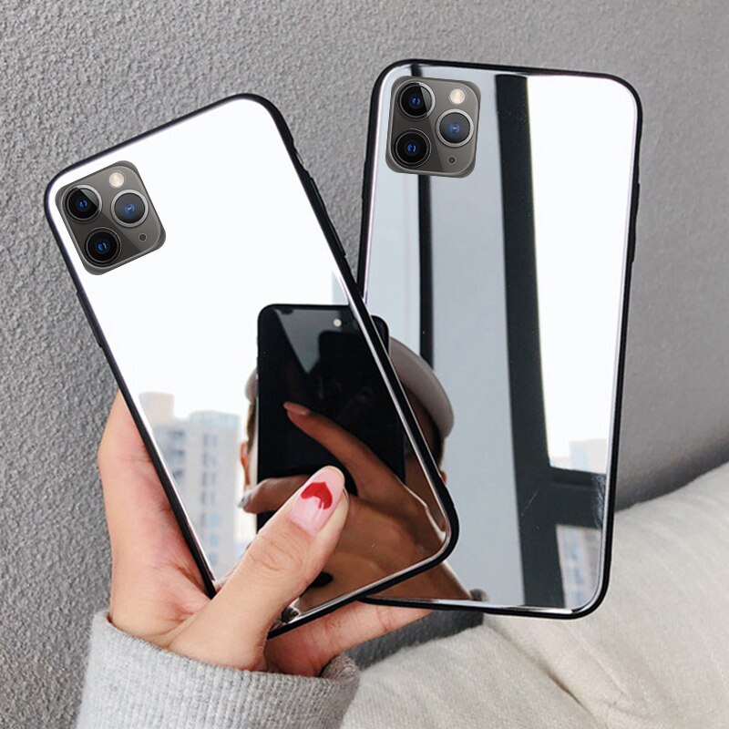 New Mirror Softcase Iphone 6 6 plus 7 plus 8 plus X Xr Xs Max 11 Pro Max 12 pro max 13 SE 2020 2022 14 mini