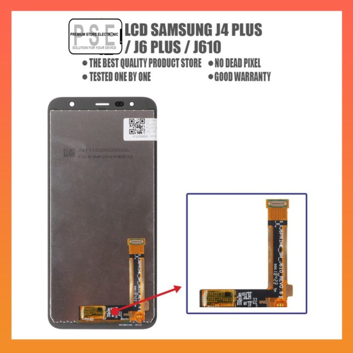 LCD Samsung J4 Plus ORIGINAL / J6 Plus / J610 Universal Touchscreen