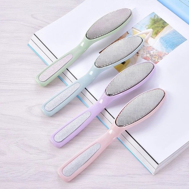 Alat Perawatan Kaki Penghilang Kulit Mati Penggosok Sikat Penghalus Kulit Kaki Keras Kasar Pedicure Foot Care Dead Skin Scrapper Stainless Steel