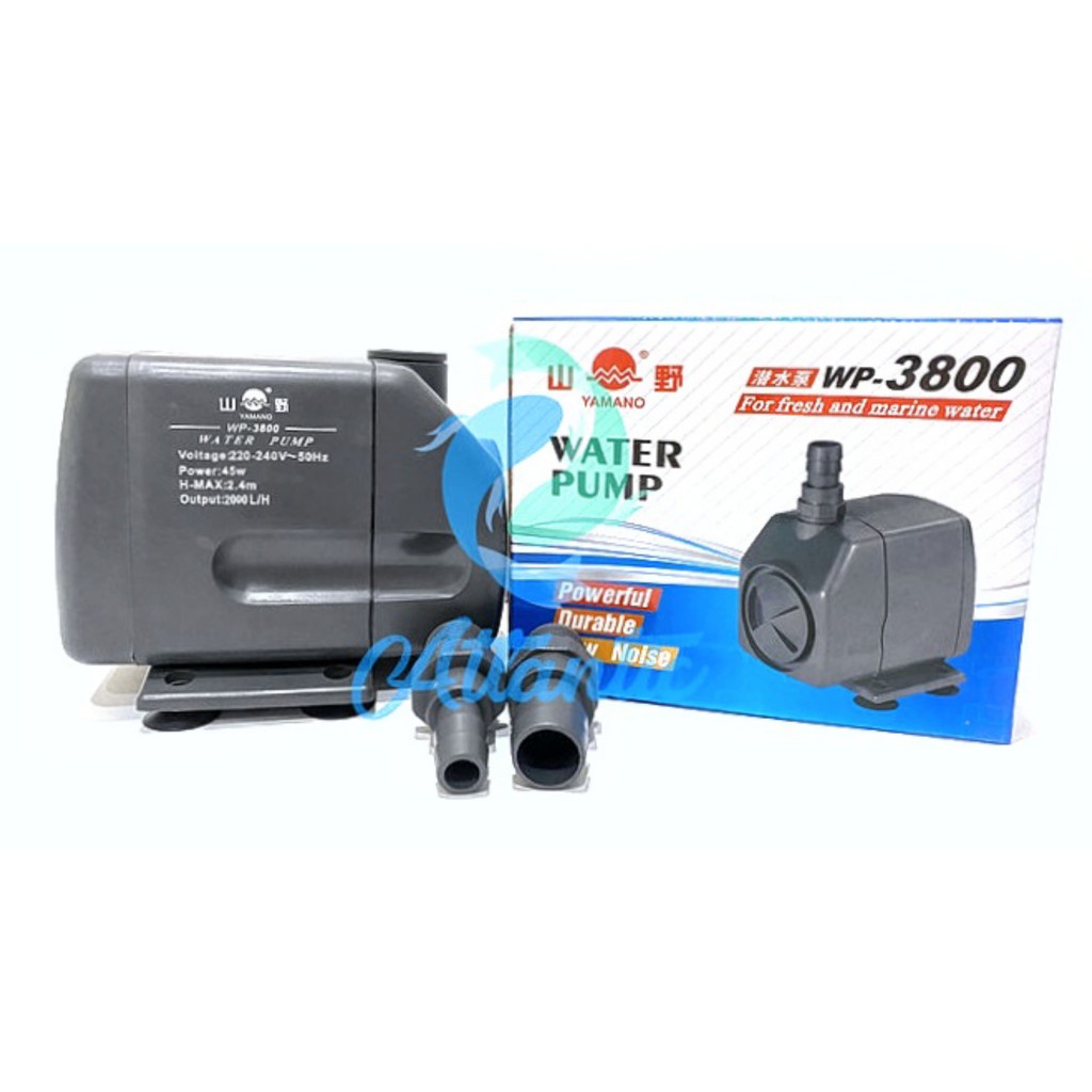YAMANO WP 3800 WP-3800 Pompa Air Celup Pompa Kolam Aquarium Hidroponik