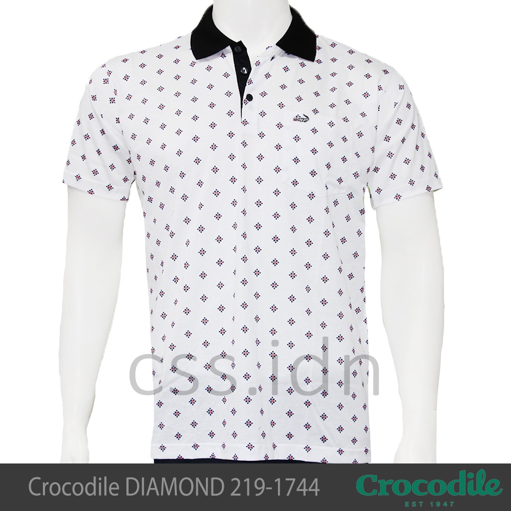 Kaos Kerah Pria Crocodile Diamond 219-1744