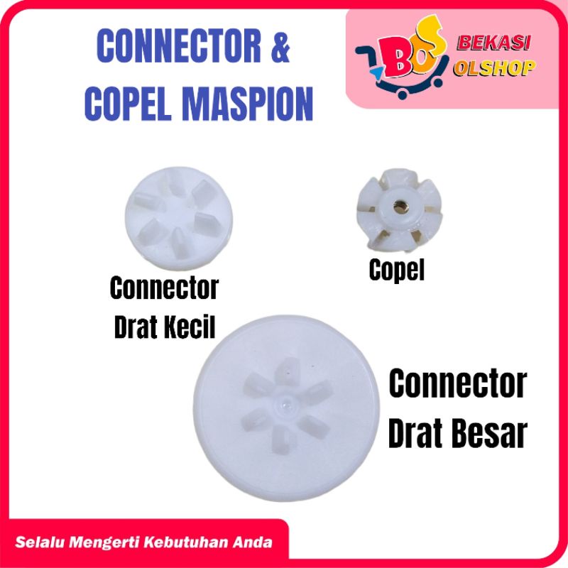 Gear Connector &amp; Copel Maspion / Konektor Drat Kecil Drat Besar / Kopel Maspion