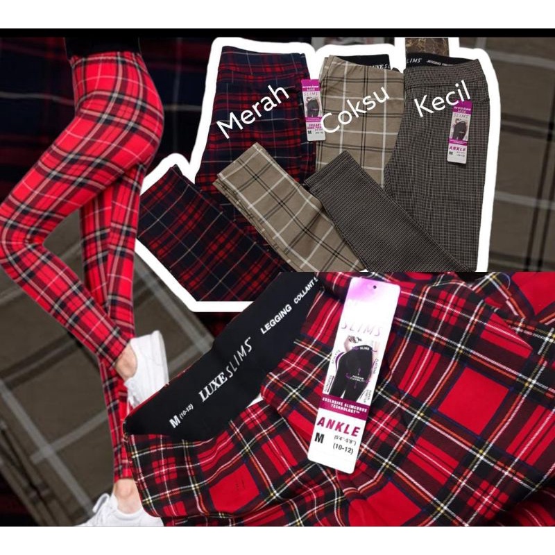 Celana Tartan Nygarddd LUXEE Ankle Slim Ori