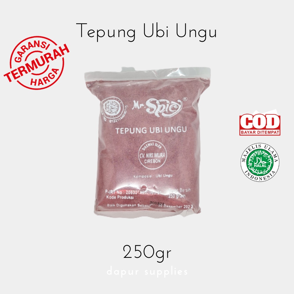 Tepung Ubi Ungu / Purple Sweet Potato Powder – Mr Spicy 250g