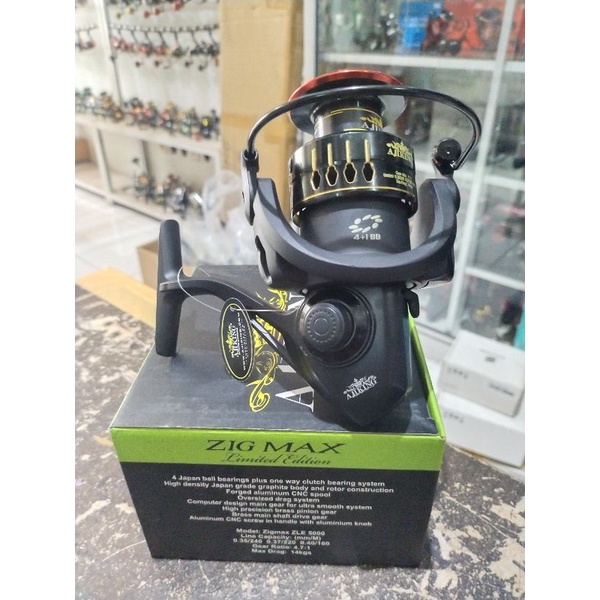 reel Ajiking zig max limited edition 4000 5000 6000