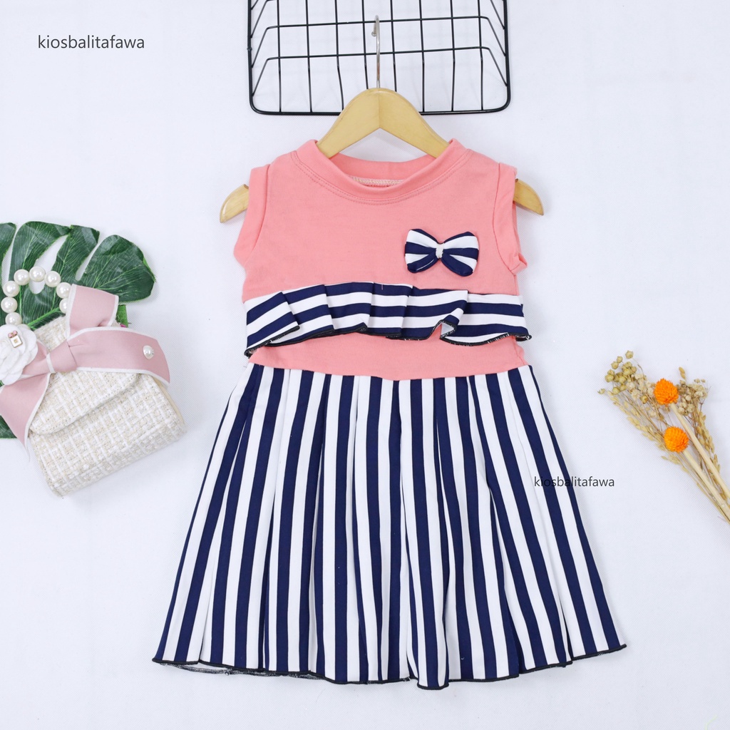 Dress Loona uk Bayi - 4 Tahun / Dres Pesta Anak Perempuan Cewek Baju Batik Murah Pesta Yukensi