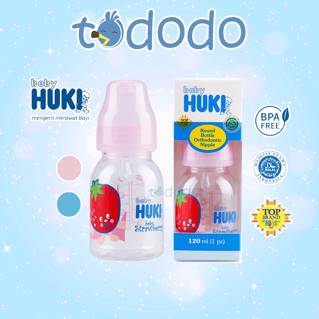 Botol Susu Super Deluxe Orthodontic Nipple Huki Kartun 120ml