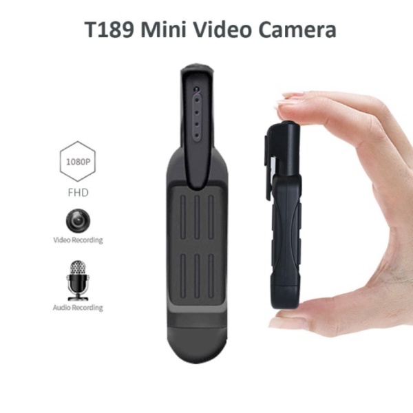 Unik Kamera Pengintai Spy Cam Design Pen Clip 1080p Hitam Murah