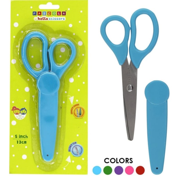 

Bergaransi Gunting Anak Pascola Hello Scissors 5 Inch (13 Cm) Bergaransi