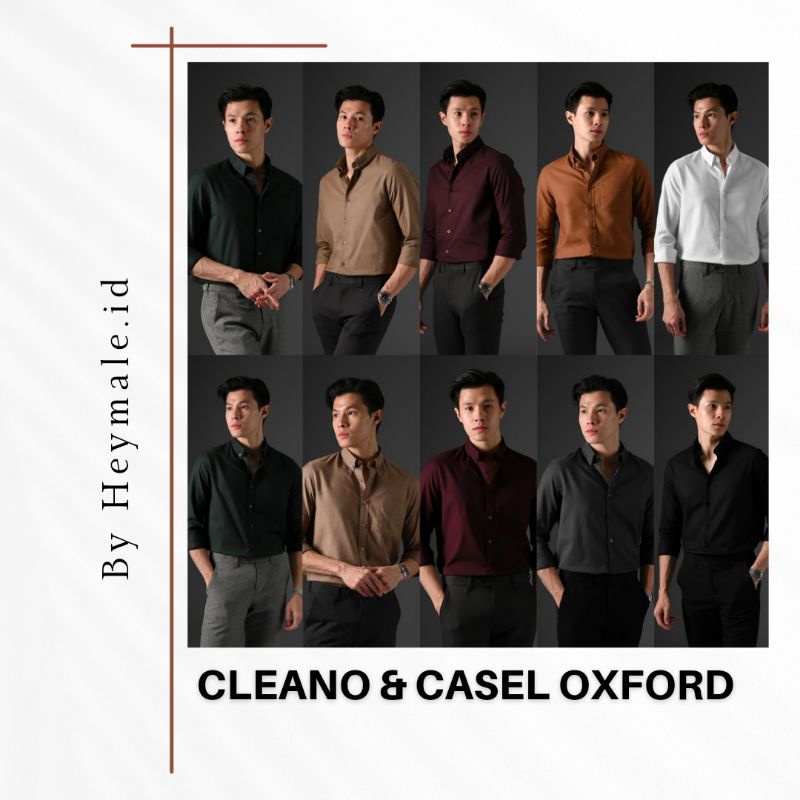 CLEANO & CASEL OXFORD SHIRT BY HEYMALE.ID