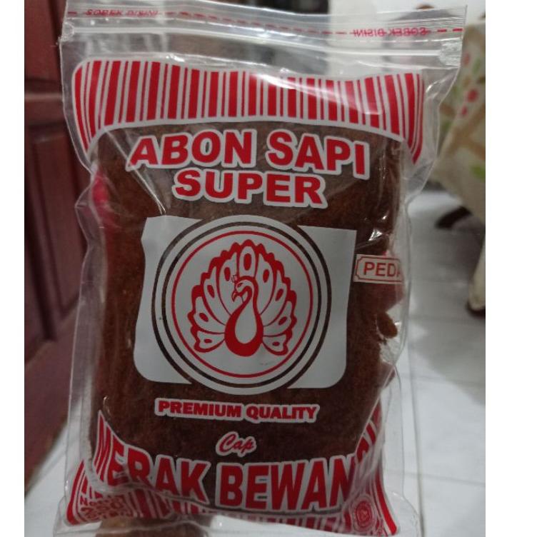 

Ready.. Abon sapi premium merak bewangi 250 gram PYK