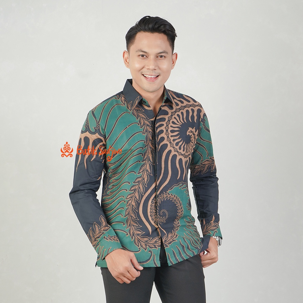 Kemeja Batik Pesta Lengan Panjang Regular 1123