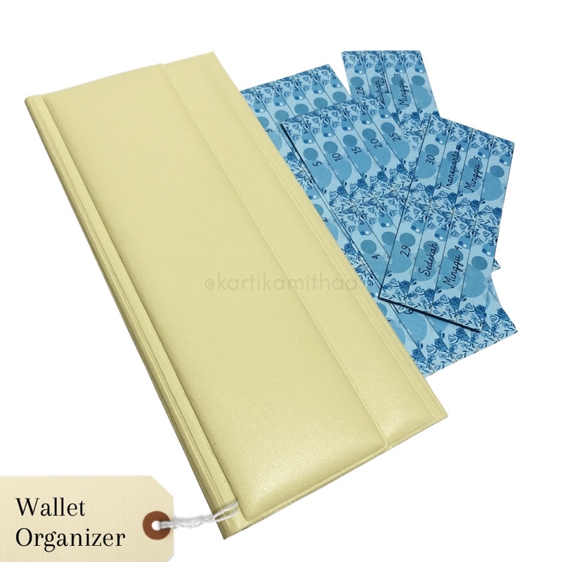 Wallet Organizer | Dompet Pintar Polos Premium | Dompet Keuangan | Dompet Budgeting | Dompet Disipli