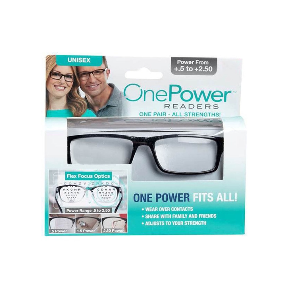 Beauty Jaya - (COD) Kacamata Baca Lensa Plus Auto Focus ONE POWER READERS Unisex PLUS 0.5-2.5