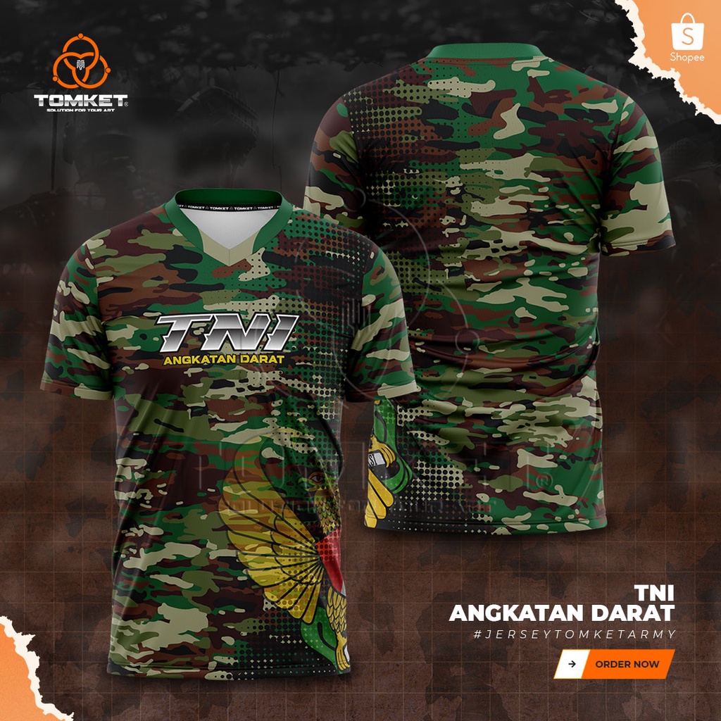 Baju Jersey Full Printing TNI AD-26