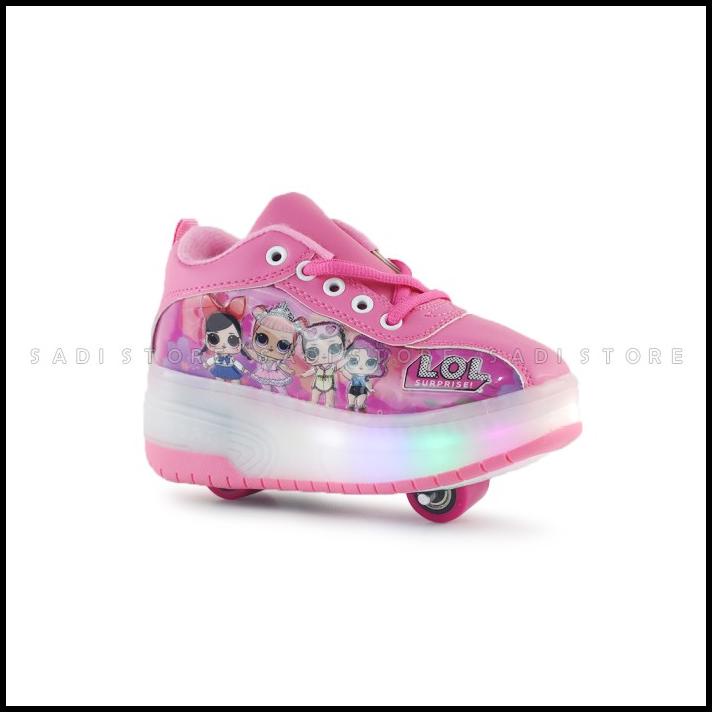 Sepatu Roda Lol Roda 2 Bisa Nyala Include Dus