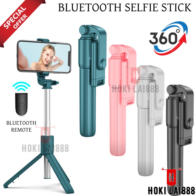 [HKL] TONGSIS TRIPOD TOMSIS 3 IN 1 R1 BLUETOOTH BT WIRELESS MAKARON MACARON / SELFIE STICK BLUETOOTH