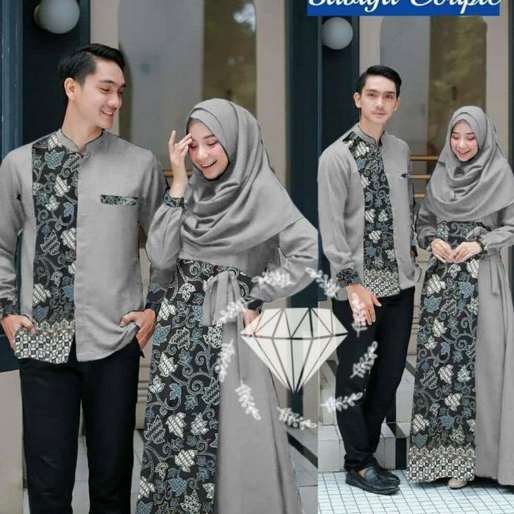 Promo baru--CP SABIYA BATIK, COUPLE PASANGAN, KATUN PRADA MOSCREPE, GAMIS HIJAB MUSLIM, DRESS MAXY, 