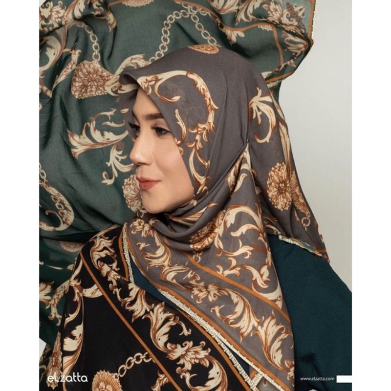 elzatta hijab Segiempat Kaila Davina