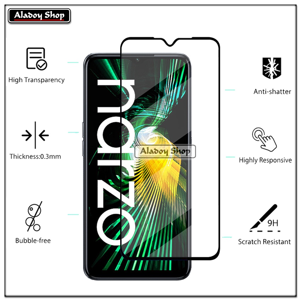 Tempered Glass Realme Narzo 50 5G Anti Gores Layar Screen Protector