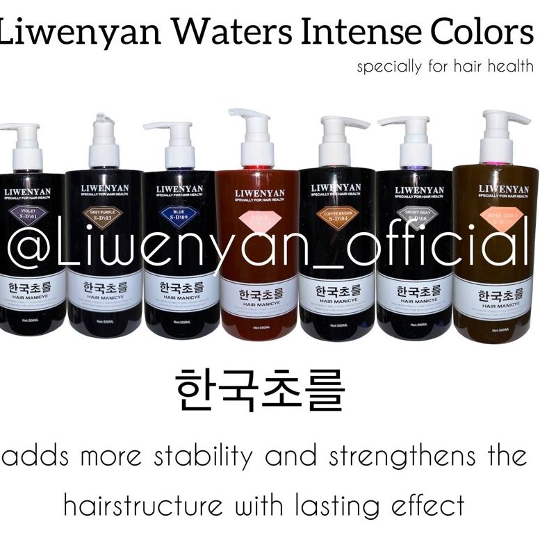 GRATIS ONGKIR Liwenyan Intense Colors Shampo Silver / Shampoo Purple untuk memperbaiki keratin rambu