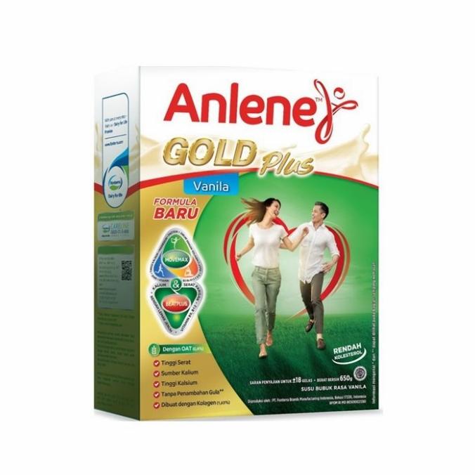 

[ COD ] Anlene Gold Plus Vanila - Susu Bubuk 650gr