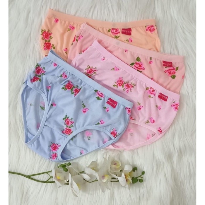 Lagi Promo Nih Honiting Celana Dalam Wanita Dewasa Katun Motif Bunga