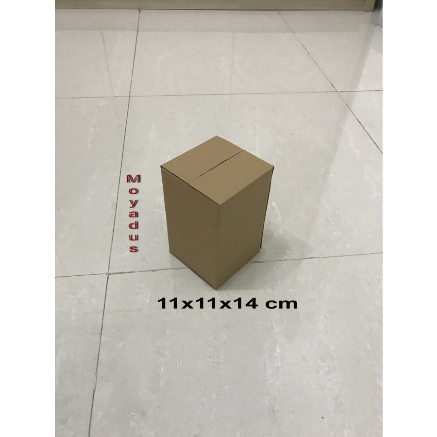 

kardus/karton/box uk. 11x11x14 cm untuk packing, singelwall polos