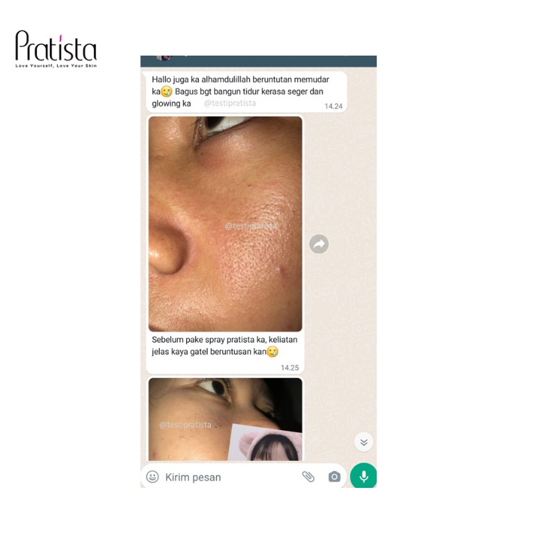 Face Mist Hydrating Cica Pratista Skincare Spray Wajah Pelembab Kulit Sehat Kenyal Centella Asiatica Toner Pratista Mist BPOM PS64