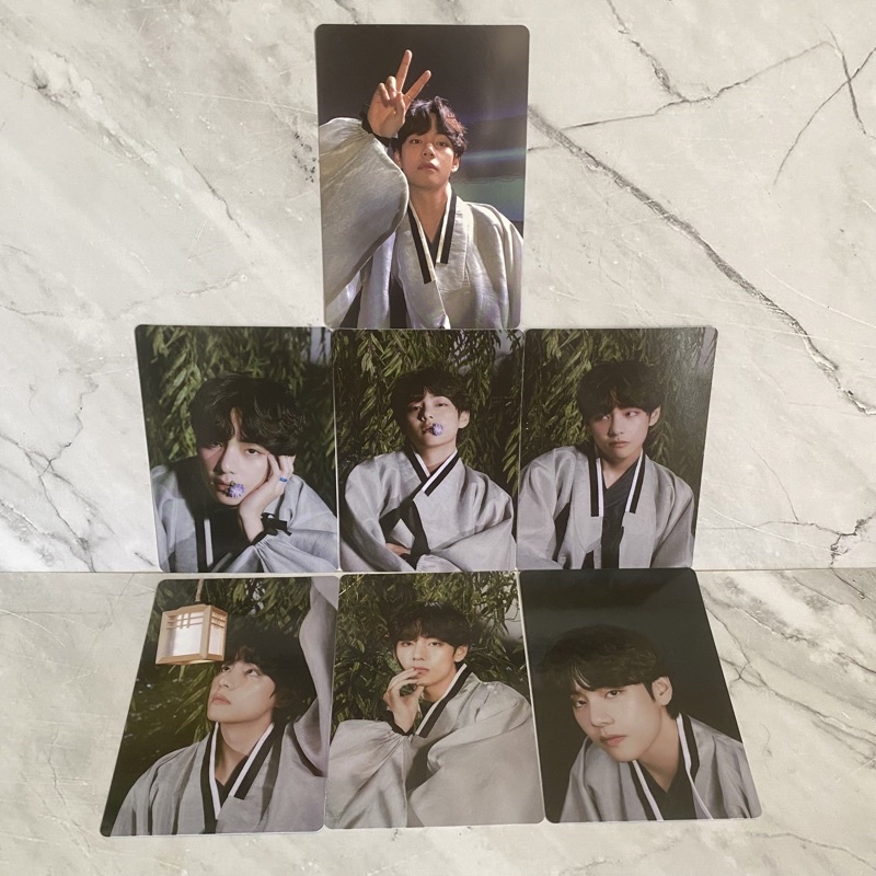 BTS Dalmajung 2022 SET V 7pcs special mpc pc mini photocard taehyung official