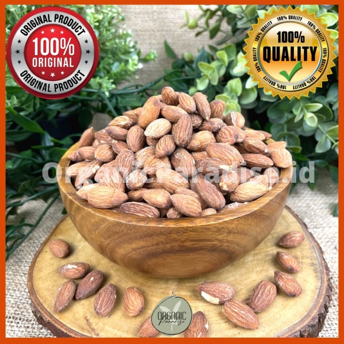 

Almond Panggang Fresh Asin 250 gr / Roasted Almond Salty 250 gram