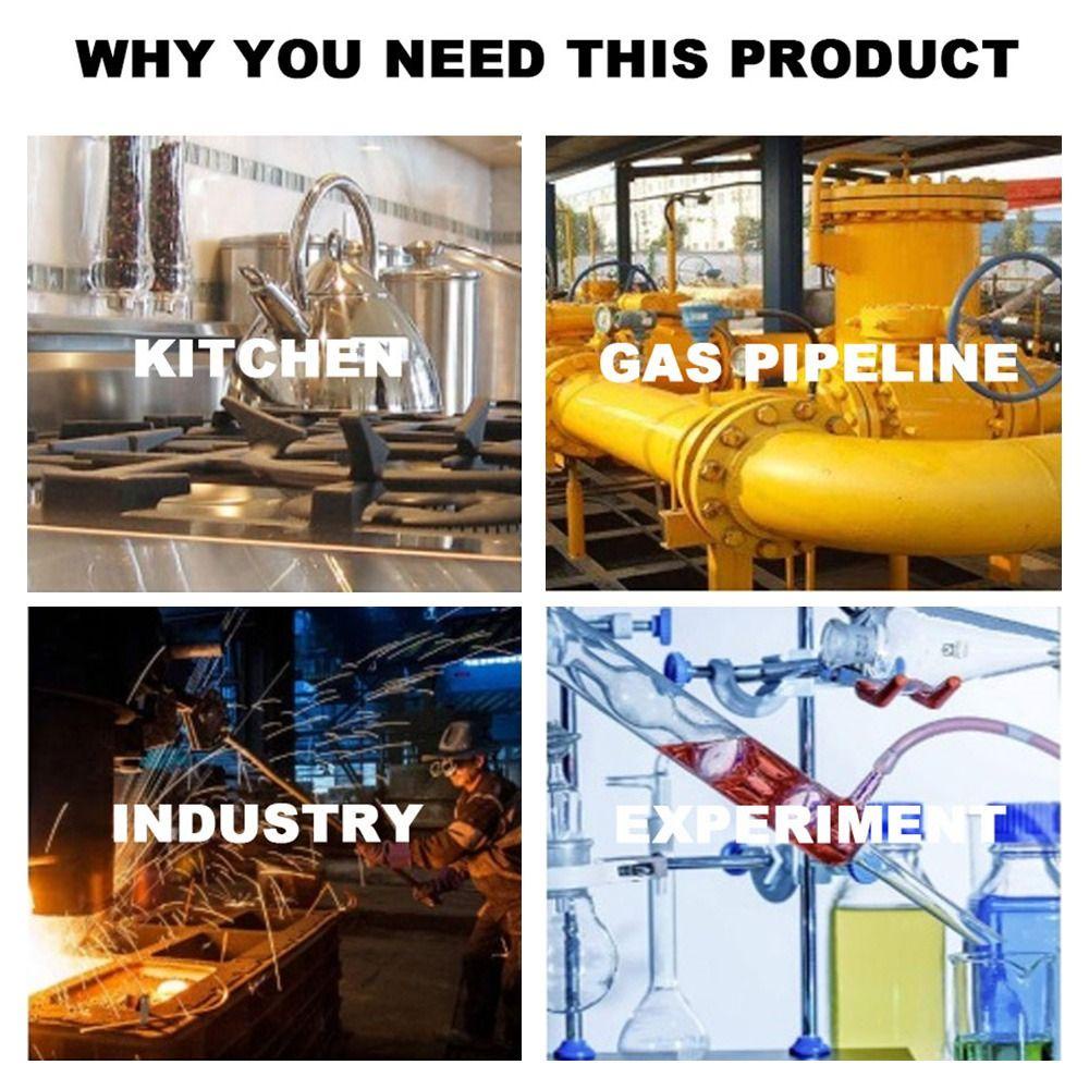 Top Gas Detector Kebocoran Untuk Gas Mudah Terbakar Tipe Pulpen Auto Alarm Alat Ukur Gas Mudah Terbakar