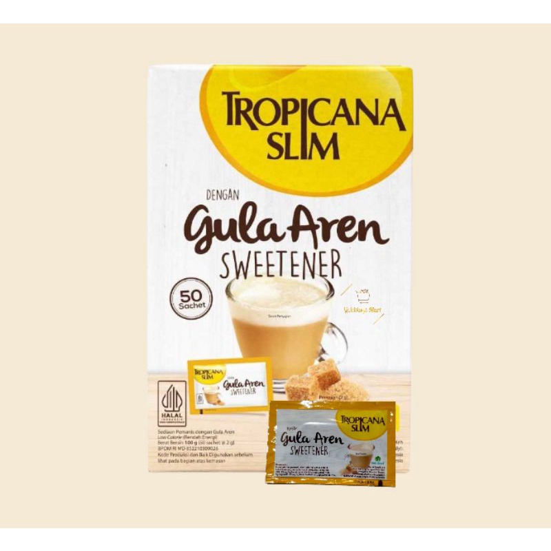 GS Tropicana Slim Sweetener Gula Aren 2gr / tropikanaslim