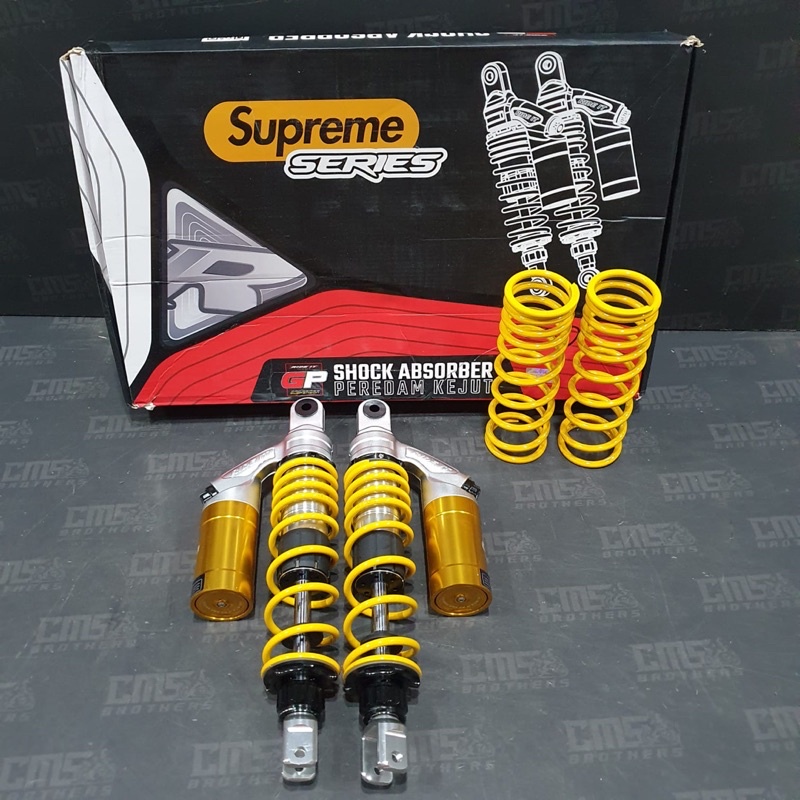 Shockbreaker Sok Tabung Ride It Supreme 345mm Yamaha PCX 150 Kuning